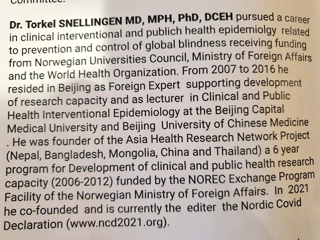 CaudeHenrion's tweet photo. 🧐#TribuneScientifique
Dr #TorkelSnellingen: "je suis fier que mes collègues de #Norvège aient été les 1ers à décrire les symptômes de thromboses/thrombocytopénie avec démonstration du rôle du vaccin ANTI-COVID19 et décrire #VITT"
En direct du #NorthernLightConvention en Suède https://t.co/Y1fB8e6XcE
