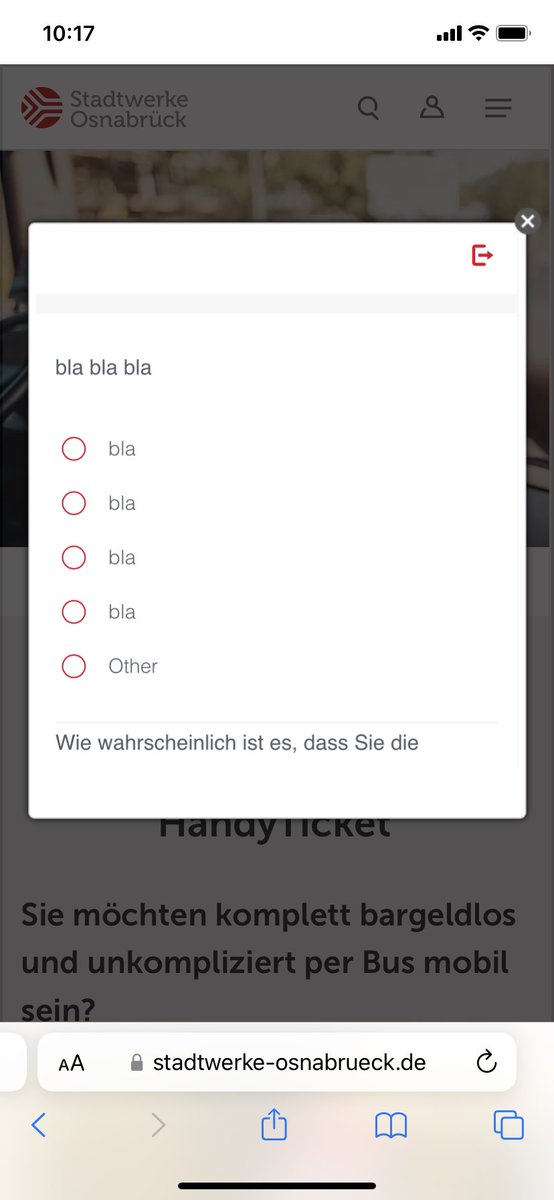 Hey @stadtwerke_os - schöne Umfrage! 🙂