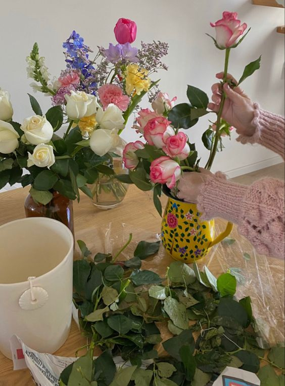 filling my home with flowers