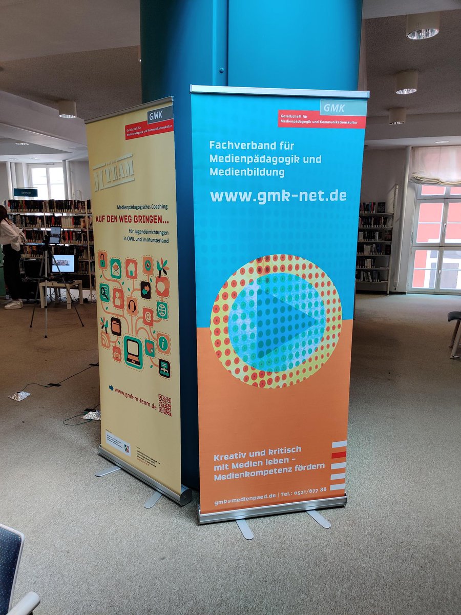 GMKnet's tweet photo. #mafOWL heute in der Stadtbibliothek Minden.
Freut euch auf kreative Mitmachangebote - digital und analog.
Bis 13 Uhr könnt ihr aktiv werden! 
#kreativundkritisch https://t.co/4W18XgDkYq