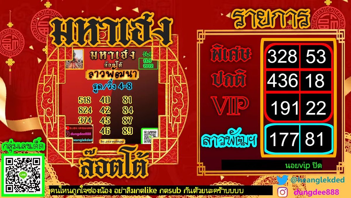 heanglekded's tweet image. ฝากช่องกับพี่ๆหน่อยนะครับ
 สตรีมสด 
ผลหวย+โพย+รับเเทง
เจอกัน 16:00น.ครับพี่ๆ
youtube.com/channel/UCrWZi…