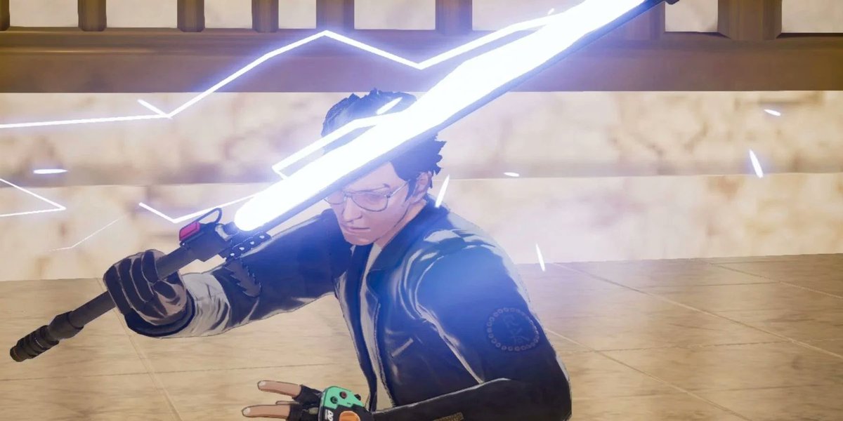 Akibanned's tweet photo. @kiddbanditpro Alternatively Travis Touchdown's Beam Katana or Henry Cooldown's Cross Sword. https://t.co/4WBKAjq5vE