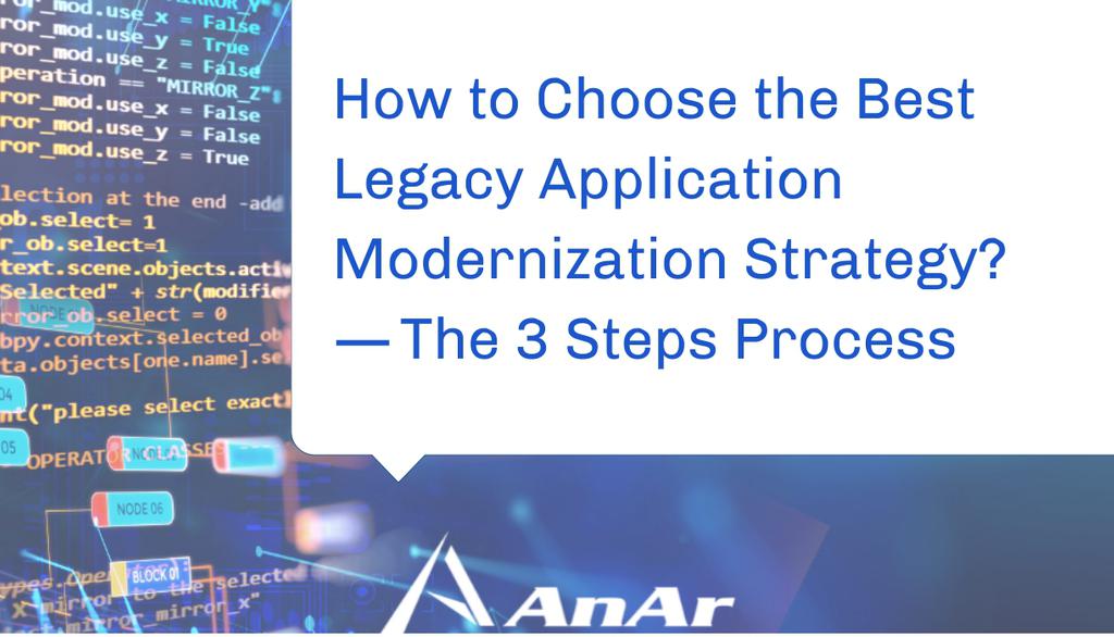 Select the appropriate legacy modernization choices for your business needs once you have data.

Read the full article: How to Choose the Best Legacy Application Modernization Strategy? — The 3 Steps Process
▸ lttr.ai/wxYH

#AppModernization #ModernizationStrategy