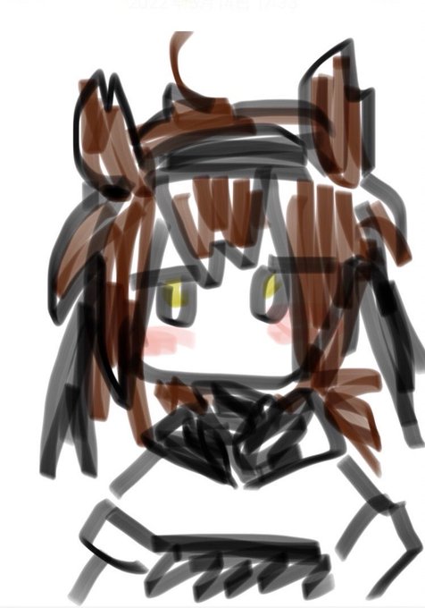 義姉さんに初くんと照ちゃん描いてもらった。鬼可愛い♡♡♡ 