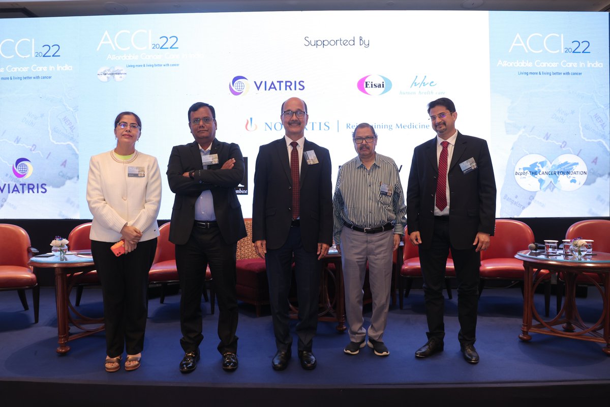 BCPBF_Cancer's tweet photo. Clinical research in India-specific cancers is the way forward says eminent panel at #ACCI2022.
@WHO @ICMRDELHI @Samkaul @ravimehro @mygovindia @MoHFW_INDIA #cancerevent #cancer #Trending #healthnews https://t.co/yWgpemZw4U