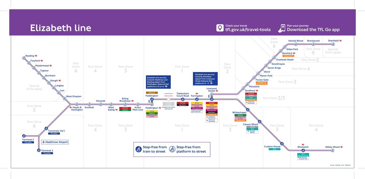 MetropolitanLi6's tweet photo. Here's a full map of the new line opening very soon elizabeth line with all the stations that elizabeth line serve https://t.co/uXuyhmREaZ