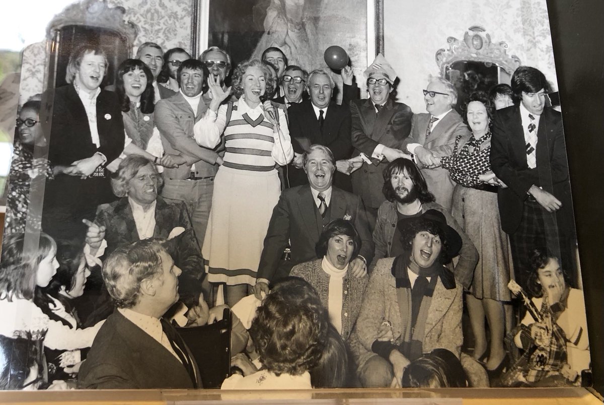 I went to the Vera Lynn exhibition at Ditchling Museum yesterday (not a sentence I’ve used before), and it was brilliant. Witness the whole of 1970s British Tv in one photograph: