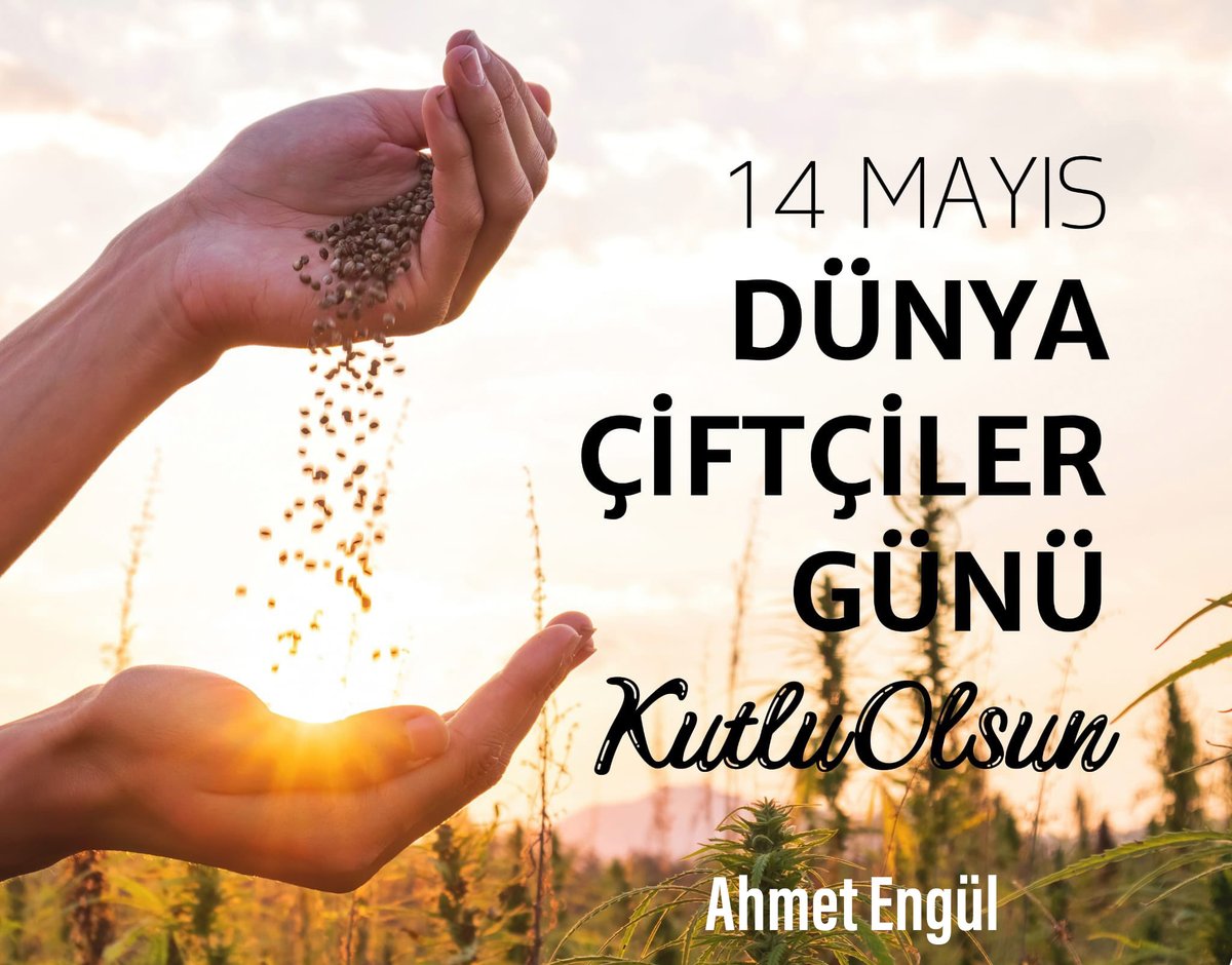 Toprağa emek veren, eken biçen işleyen ve ter döken çiftçilerimizin #14MayısDünyaÇiftçilerGünü kutlu olsun. 👨‍🌾 🚜 

Çiftçilerimizin ve üreticilerimizin her zaman destekçisiyiz. 🌾

#14MayısÇiftçilerGünü