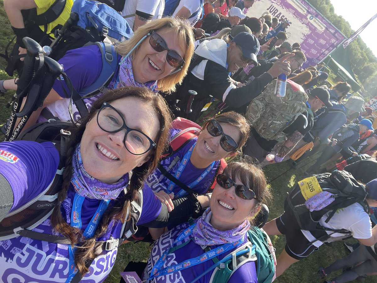 And we are off 100km Jurassic coast walk non stop for the Eve appeal! Read my journey and any sponsorship greatly appreciated. 2.5 years ago I had cancer not knowing my journey! Today I fight to raise money so that others can have a positive outcome justgiving.com/fundraising/ni…