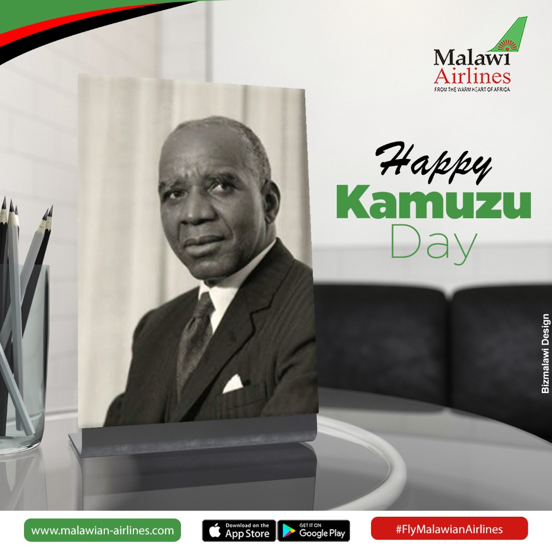 Commemorating the life of the first president of the Republic Of Malawi.

#KamuzuDay #HappyKamuzuDay #FlyMalawianAirlines #Malawi