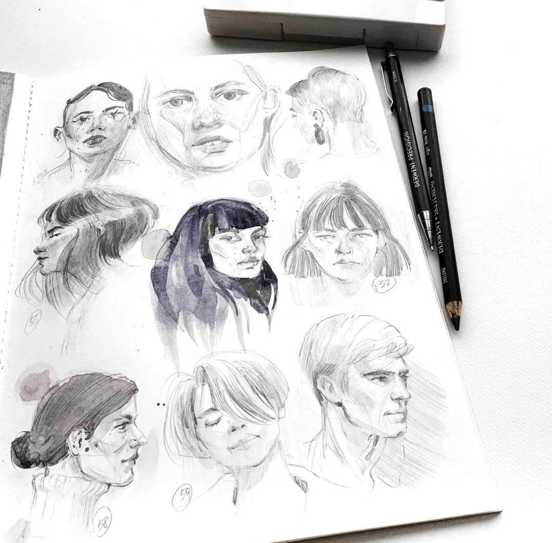 SMLTArt's tweet photo. Professional quality Stitched Bristol sketchbook.
Picture by Aneta Jablonska.
#smltart #portrait #portraitart #blackandwhite #bristolpaper https://t.co/XTkVqoWX09