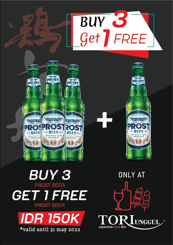 Tori Unggul di Kelapa Gading ada promo Beer nih.

Lesgo sikat