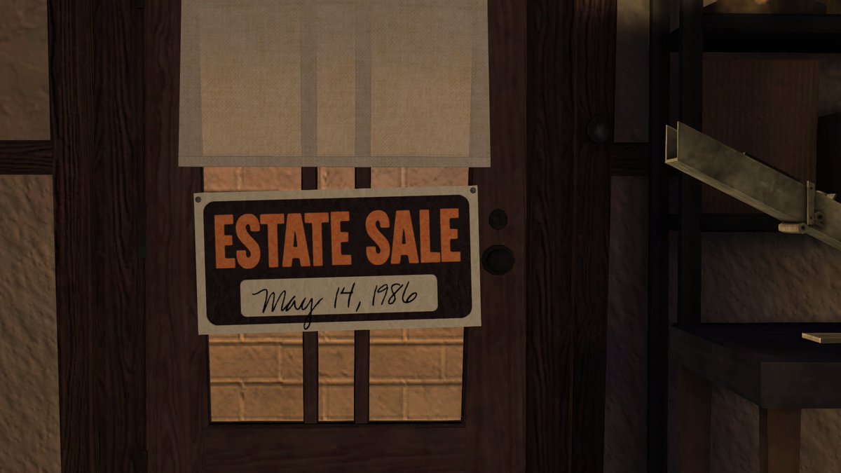 DatesInGaming's tweet photo. 14 May 1986 - After being vacant for six months, Dr. Emmett Brown's belongings are to be sold off by the bank following his disappearance #BackToTheFutureTheGame @telltalegames #Gaming #Adventure https://t.co/uuIliQABiR