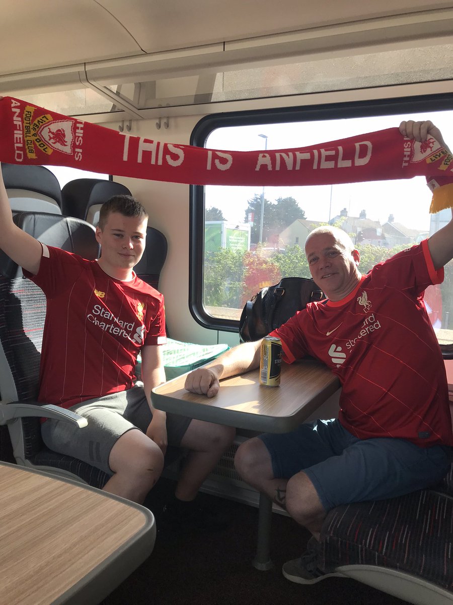 Anfield south here we come #YNWA