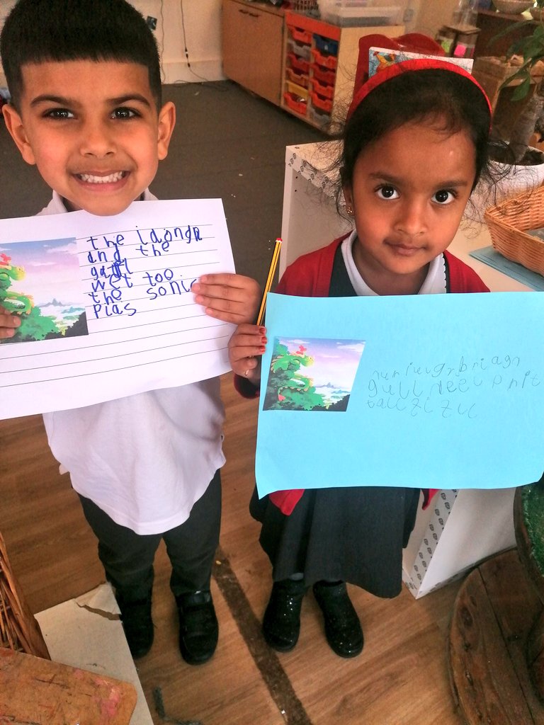 Free Writing Friday was wonderful! The children had such an amazing afternoon letting their creativity shine! I am so proud of our little authors. One child told the story of Amelia Earhart imagining she flew on a dragon instead of a plane. Astounding! <a href="/CressidaCowell/">Cressida Cowell</a> thank you!