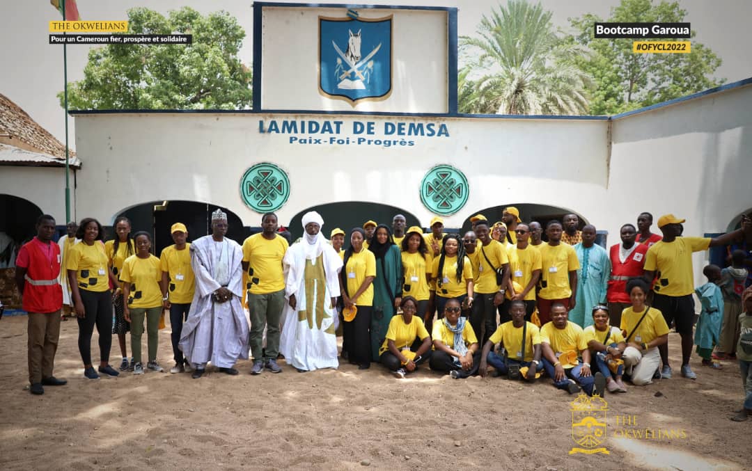 theokwelians's tweet photo. "Je suis persuadé que The Okwelians est une association qui va aider la jeunesse. Alors chers jeunes, prenons les choses en main. Osons pour pouvoir impulser ce changement que nous voulons..." SM Aboubakar Moustafa Babarey, Lamido de Demsa.

#BootcampGaroua 
#OFYCL2022 
#Cameroun https://t.co/DEcPeaC6MH