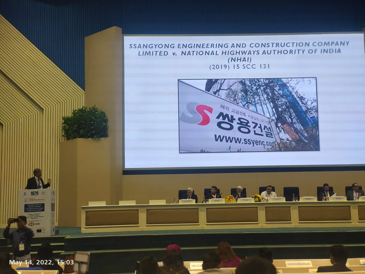 draftncraft's tweet photo. Mr. Gourab Banerji, Senior Advocate, Expert International Arbitration sharing some key Landmark Cases at "International Arbitration - An Indian Perspective"
@Sepc_India 
@DraftncraftFirm 
#Services #Arbitration #draftncraft #InternationalArbitration https://t.co/RhVIXSK3ol