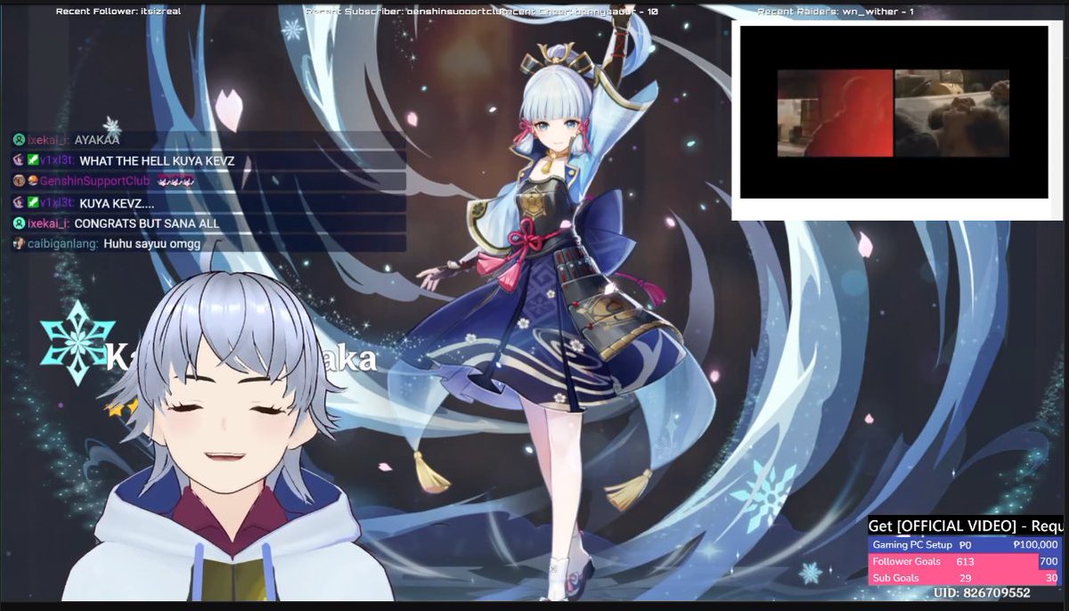 kevzo8's tweet photo. Thanks to all who joined my Friday the 13th Celebration of 600 #Twitch follows, 3rd month #TwitchAffilate, 10th 50/50 pity win!
You're the reason I got double Ayaka <3
Thanks for the Hype Train @WhatKaeyaSaid @xpilinut @v1xI3t @Hakuji14 &amp; for the raids @cheezuschilde @Flourish52! https://t.co/Q6ZE9LzOJv