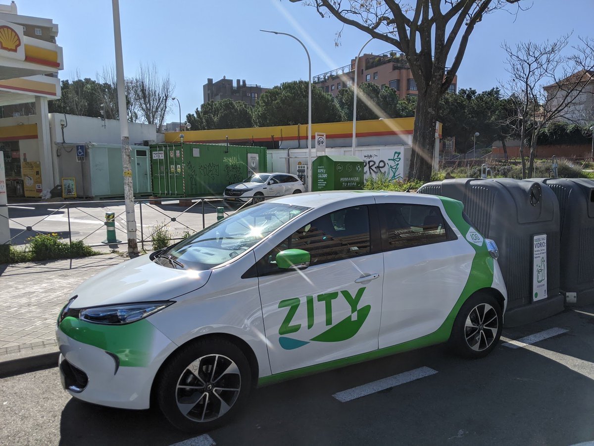 electricfelix's tweet photo. @tomaxwell Madrid has been rockin' electric mobility for years. Who needs Uber when you have #eCooltra and @zity and @Free2Move (photos from 2020). 
#rentelectric https://t.co/ieniZwAtQB