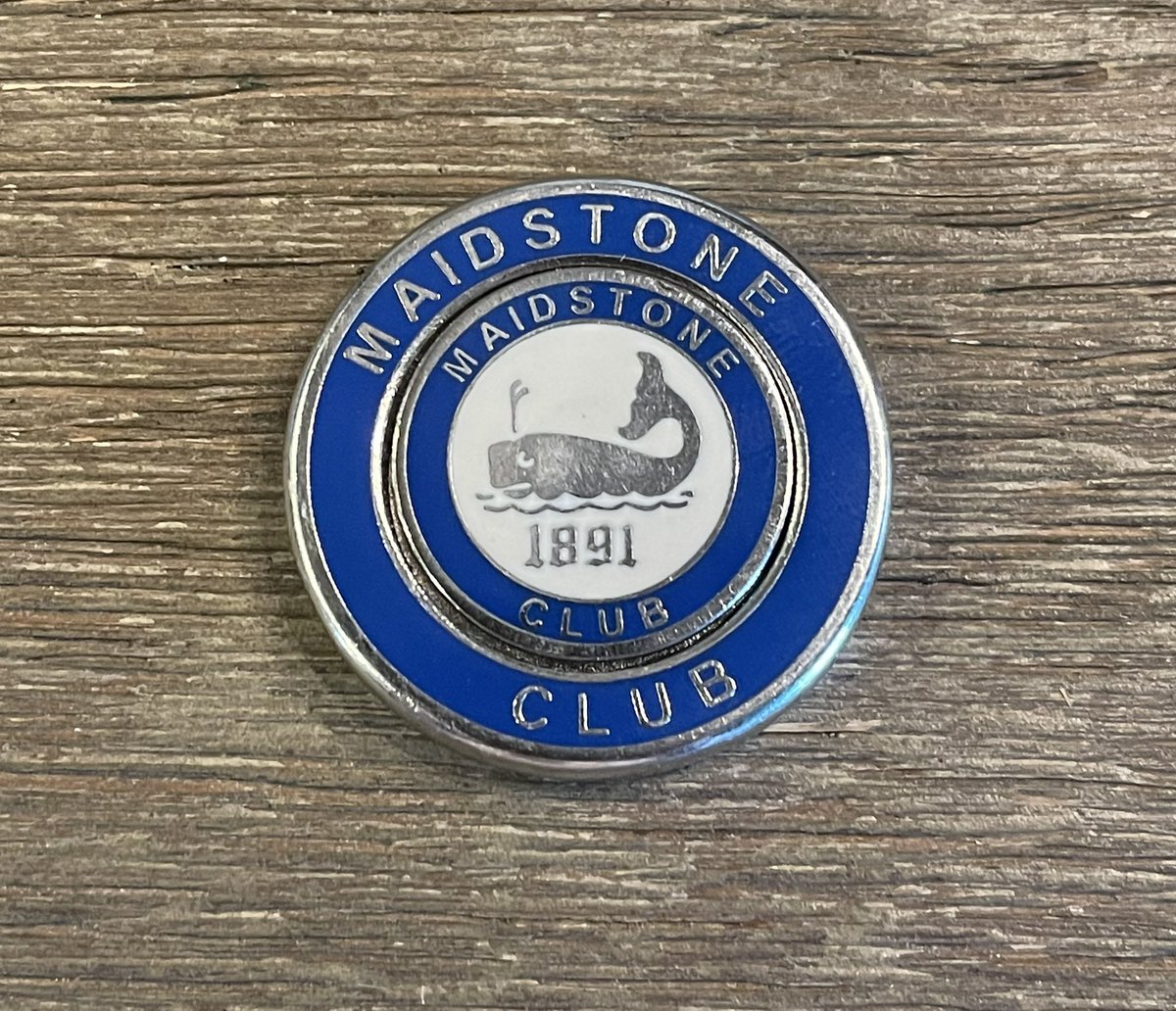 The Society of Golf Historians Giveaway Item #10: Ballmarker from The Maidstone Club in NY. 

To enter to win you must like, retweet &amp; leave a comment expressing your interest in the item. 

Winner will be selected Sunday morning.