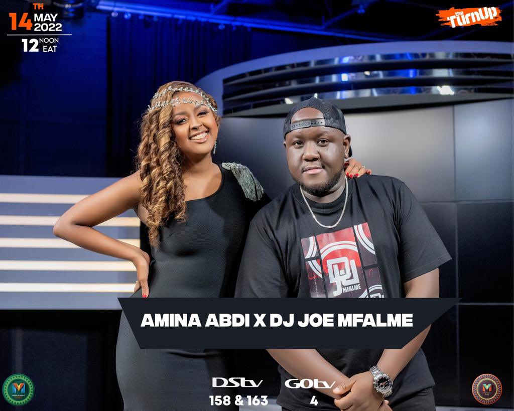 aminaabdirabar's tweet photo. Catch the #TurnupShow today and every Saturday from 12:00pm only on @MaishaMagicEast . 

#AminaArmyGlobal
#Turnup https://t.co/FBXAu04nwv