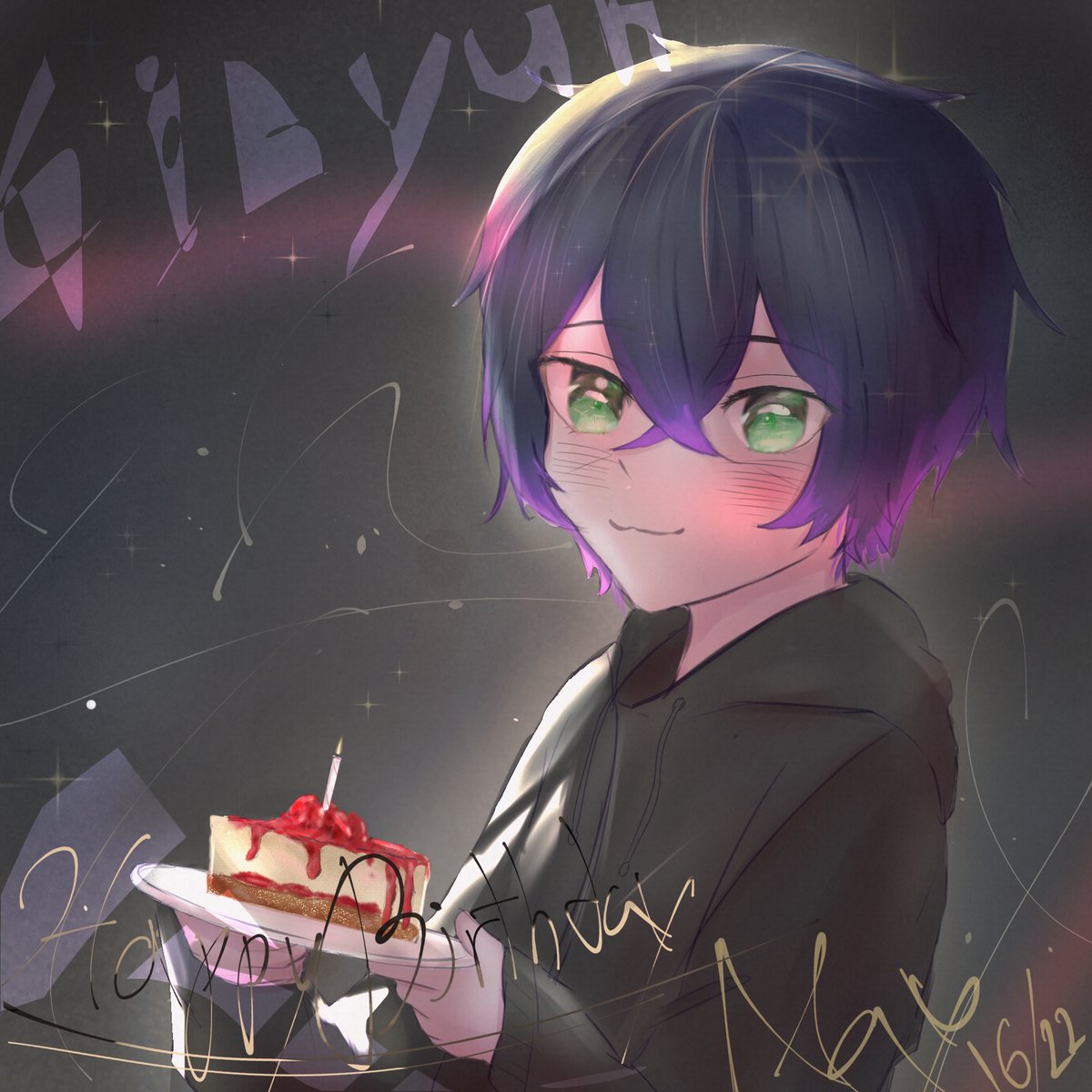 lyynn_e's tweet photo. Early birthday gift @Gibyunyun from me and @sprout_cookie 
it was a fun art trade
Lineart by: @sprout_cookie 
Color and finishing by: me

#Vtuber #ENVtuber  
#twitch  #TwitchStreamers #art #commsions #Artists https://t.co/nUeEXkQCKN