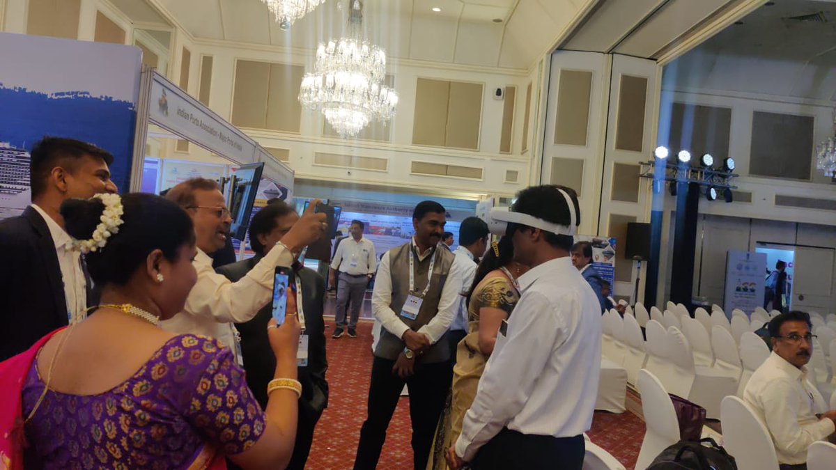 tellme_360's tweet photo. Visitors are experiencing TellMe's immersive 360 degree #VirtualReality videos, at incredible india cruise conference 2022, #mumbai.

#TellMe_360 #VR #oculus  #CruiseTourismIndia  #IIICC2022 #metaquest

@IndiatourismM @tourismgoi @PIB_India @vsrinivasarao18 
@MadanRao @ramakiyer https://t.co/sPedd0Tysz