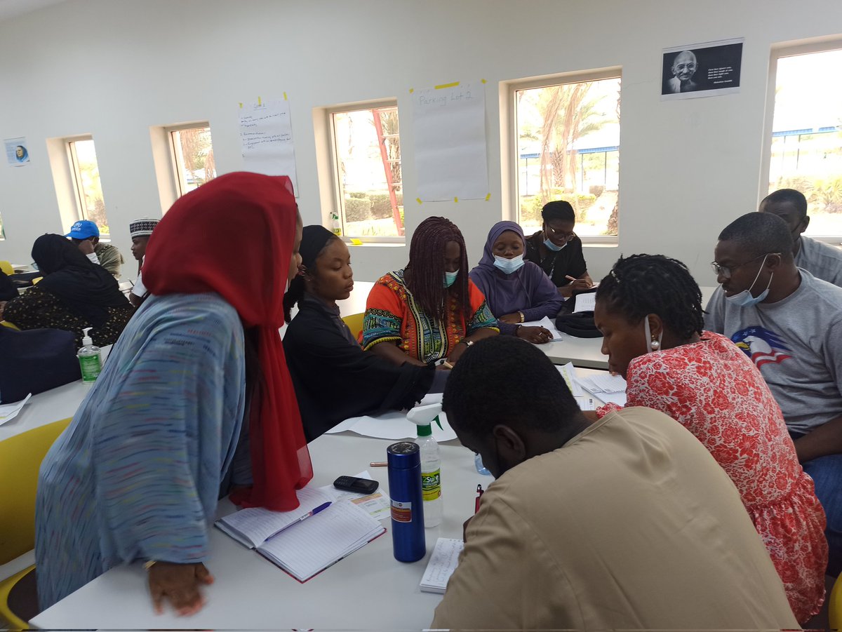 Hands-on activities on identifying key stakeholders for community engagement here <a href="/AUNigeria/">AUN</a> during the #GBViE course in collaboration with <a href="/UNFPANigeria/">UNFPA Nigeria</a>