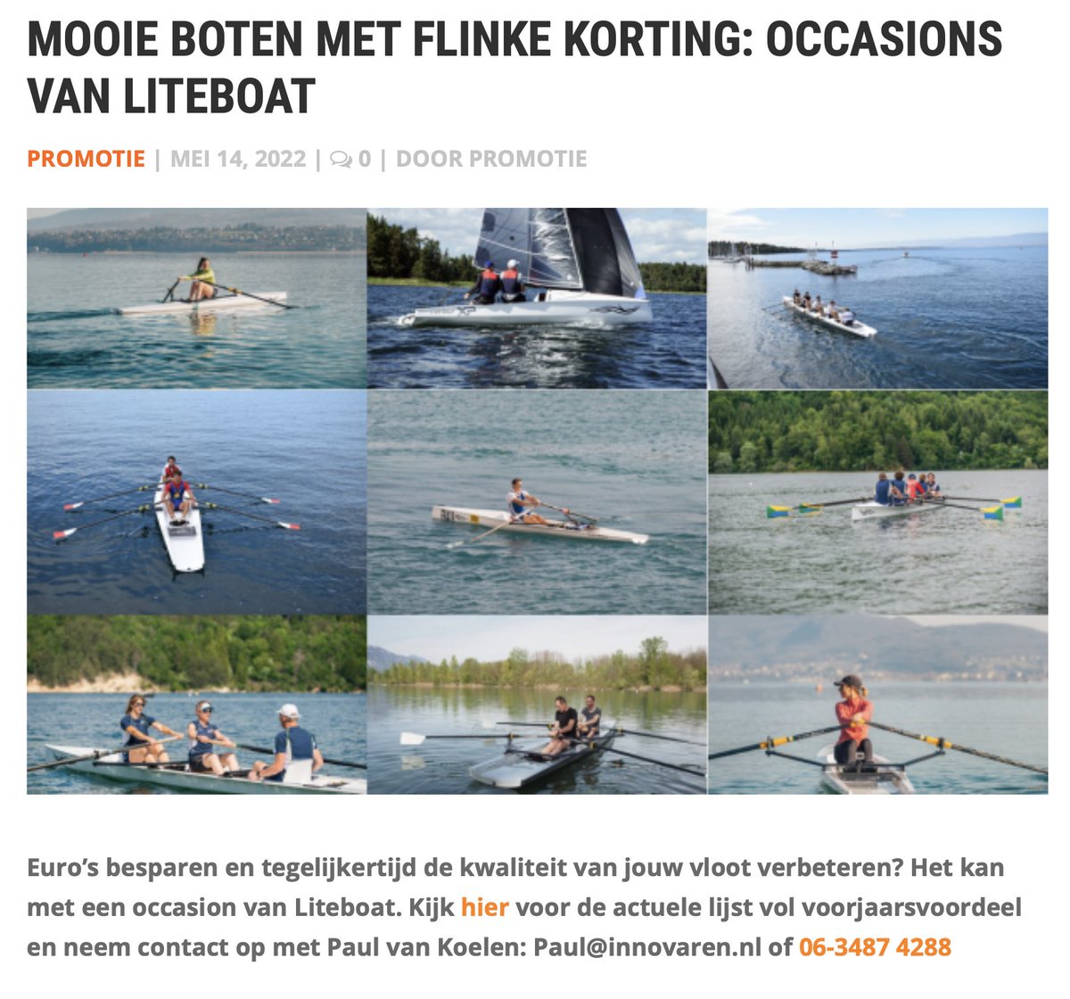 Voorjaarsactie Liteboat!
nlroei.nl/mooie-boten-me…
<a href="/nlroei/">NLroei</a>