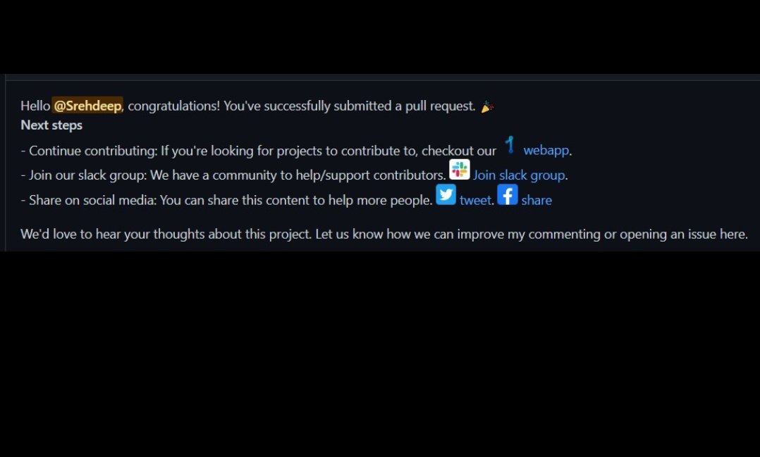 DeepSreh's tweet photo. This may be a very small achivement but I really wanted to share it with you guys . I made my first ever open source contribution today!.
Still learning new things everyday hoping to get better at these things! 
@github
#webdev #webdevfamily #Grateful https://t.co/LHUbKHhqzO