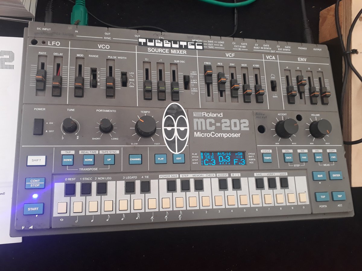 SampleRobot's tweet image. Checkout the @tubbutec mod for the vintage Roland MC-202 analog synthesizer at #Superbooth22. It contains a new sequencer and even 8-bit sample playback. Very cool! We will definitely work on an export in #SampleRobot for it.