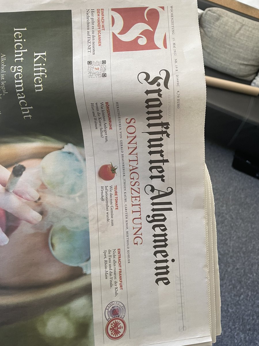 MaxBogner1205's tweet photo. @faznet war das Absicht? Heute die Zeitung von morgen lesen… https://t.co/ISOSDjXUN6