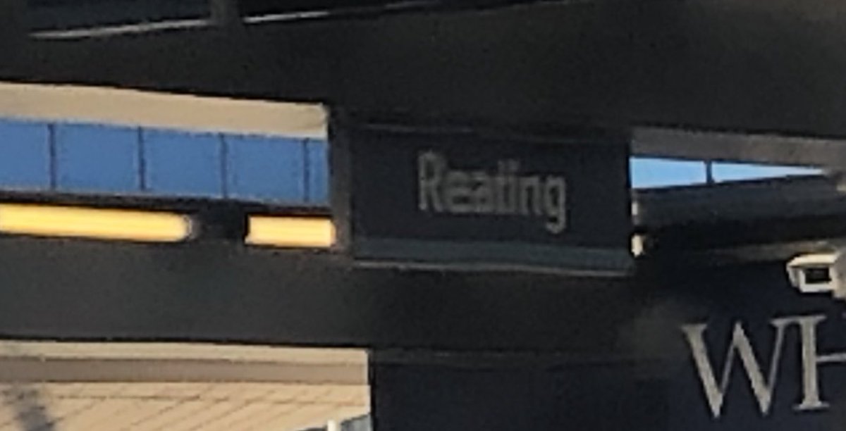 Final stop before London, and a terrible picture at Reading Station. Memories of my #bbcaq debut @UniofReading in October 2019. The nerves they were a jangling that weekend