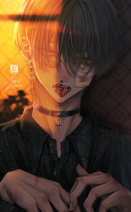 「tongue piercing」 illustration images(Latest)｜8pages