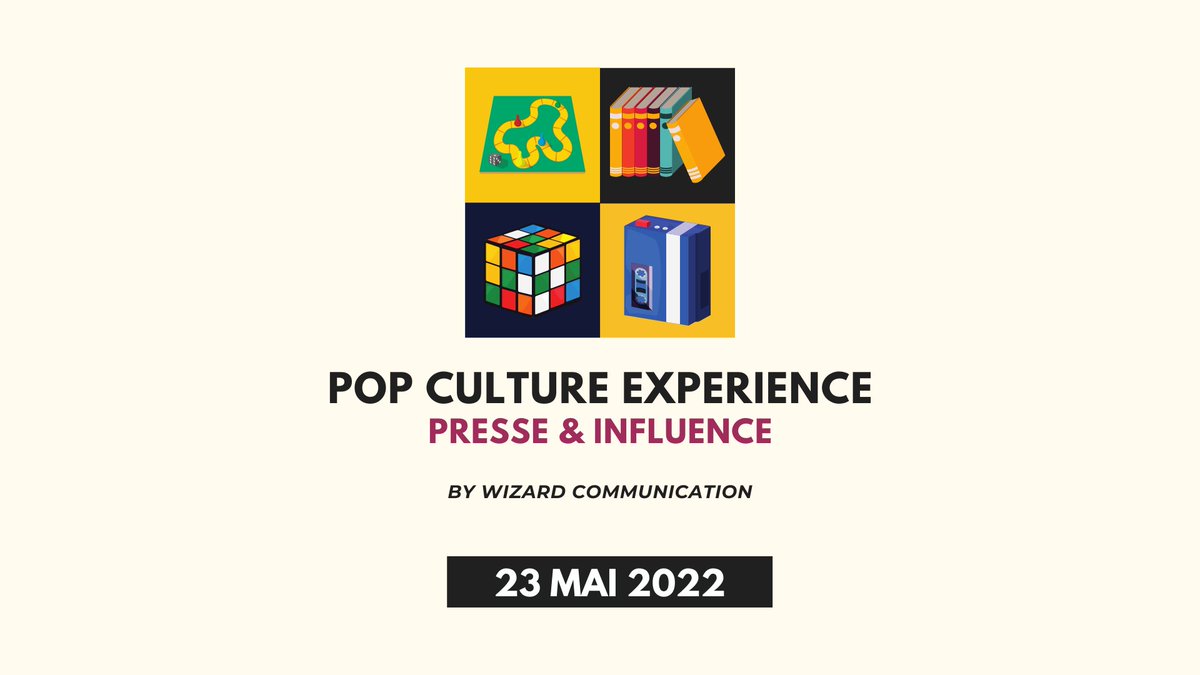 La date approche pour la première édition de Pop Culture Experience, le #pressday de la pop culture ✨

Accréditations ouvertes ! Rejoignez #PCE2022 !
👉 bit.ly/3N8ik5Z