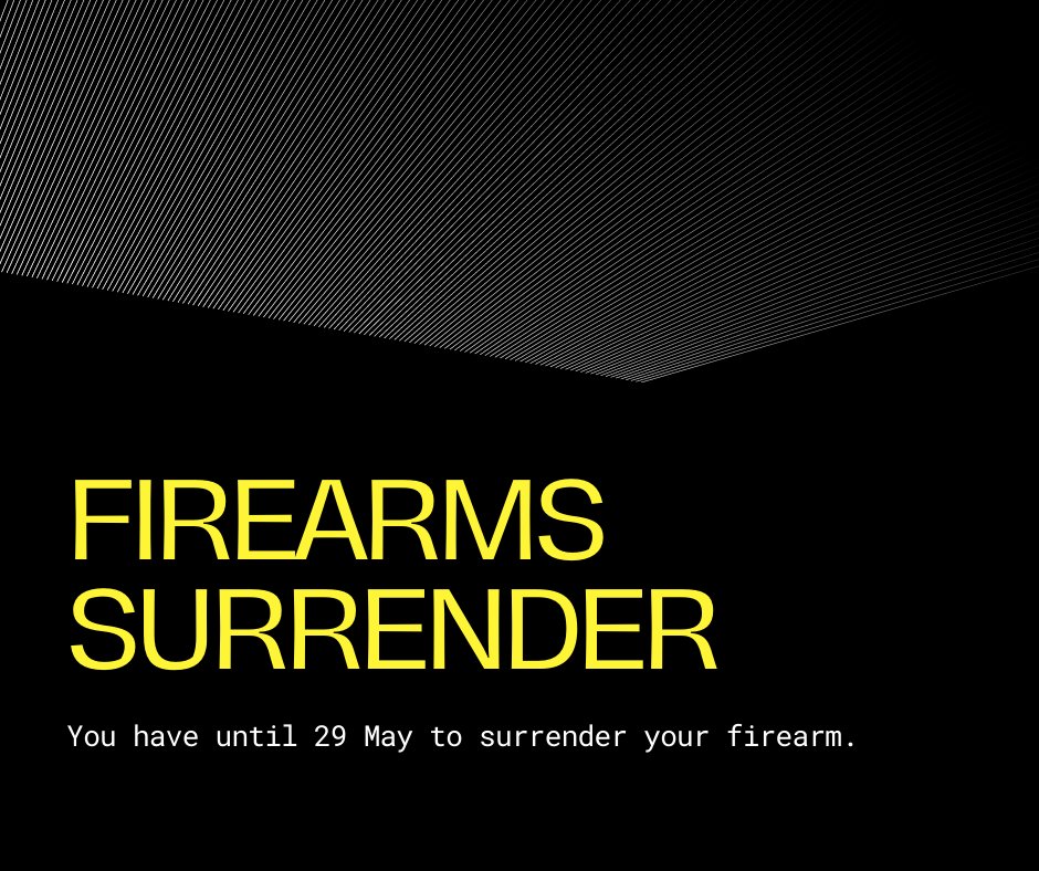 bedspolice's tweet photo. You have until Sunday 29 May 2022 to hand in any unwanted or illegally held firearms and ammunition to police. As part of the national Firearms Surrender, you will not face prosecution at the point of surrendering a firearm. Call 101 to book an appointment.
#firearmssurrender https://t.co/X0raL4zdPo