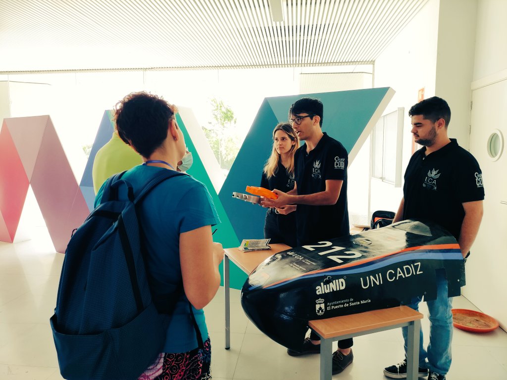 🤖 Muestra expositiva y talleres sobre robótica con alumnado de centros educativos de <a href="/EducaAnd/">Consejería Desarrollo Educativo y FP</a> y de la universidad.
✅ CEPR Arquitecto Leoz (Puerto Real).
✅ IES Profesor Antonio Muro (Puerto Real).
🏎️ Fórmula Gades, de la <a href="/univcadiz/">Universidad de Cádiz</a>.
#STEAMlaunch2022 #tránsitoescolar