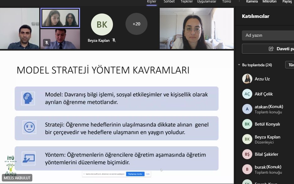 Azrafraarzu1's tweet image. 3. Uluslararası Doğa BAP Öğrenci Konferansı&apos;nın 2.Gün Matematik oturumu tamamlandı. Doç.Dr Eyüp Sevimli hocama teşekkürler🌸🙏🏻 #doğamızdamatematikvar❤️
#DoğaBap #KüreselAmaçlar #HareketeGeç 
@DogaOkullari @undpturkiye @Doga_BAP