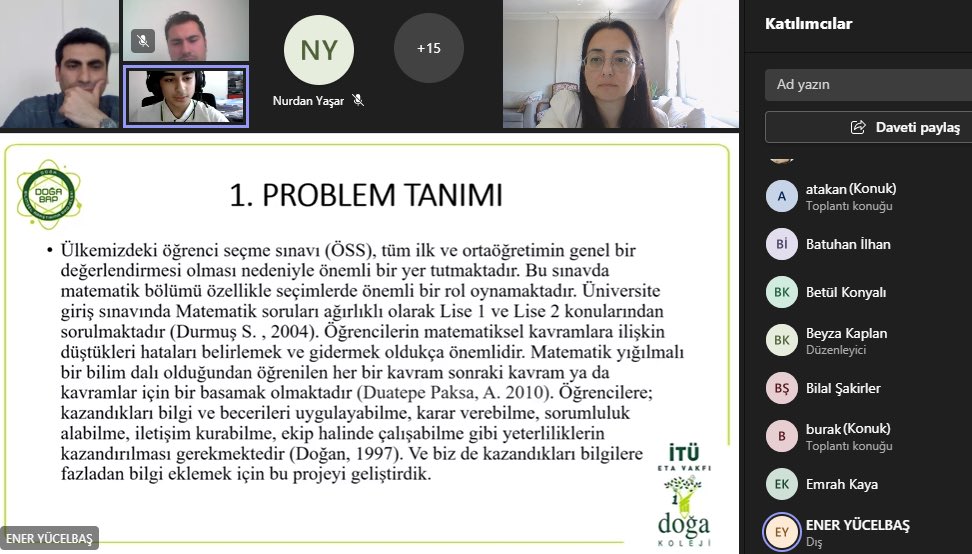 Azrafraarzu1's tweet image. 3. Uluslararası Doğa BAP Öğrenci Konferansı&apos;nın 2.Gün Matematik oturumu tamamlandı. Doç.Dr Eyüp Sevimli hocama teşekkürler🌸🙏🏻 #doğamızdamatematikvar❤️
#DoğaBap #KüreselAmaçlar #HareketeGeç 
@DogaOkullari @undpturkiye @Doga_BAP