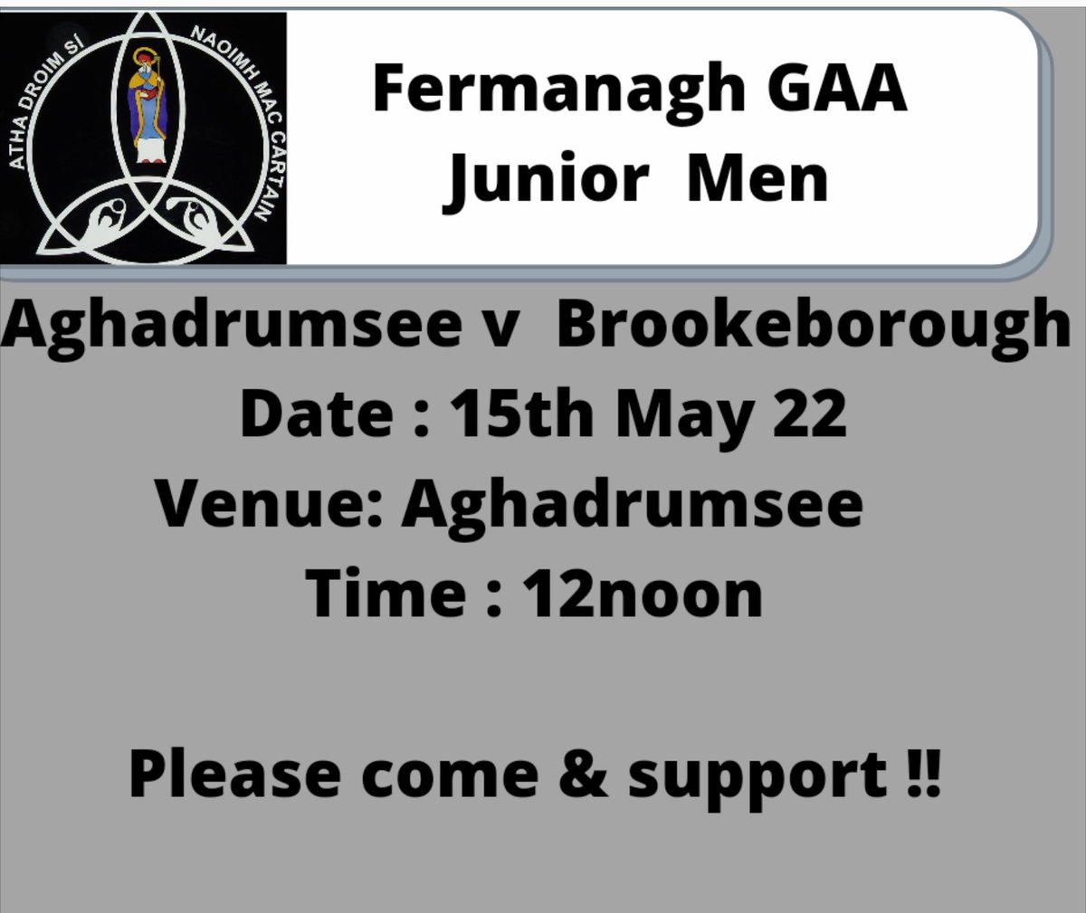 StMacartansGAC's tweet image. Super Sunday of football ahead for the Club tomorrow ⬇️

#4matches #2finals