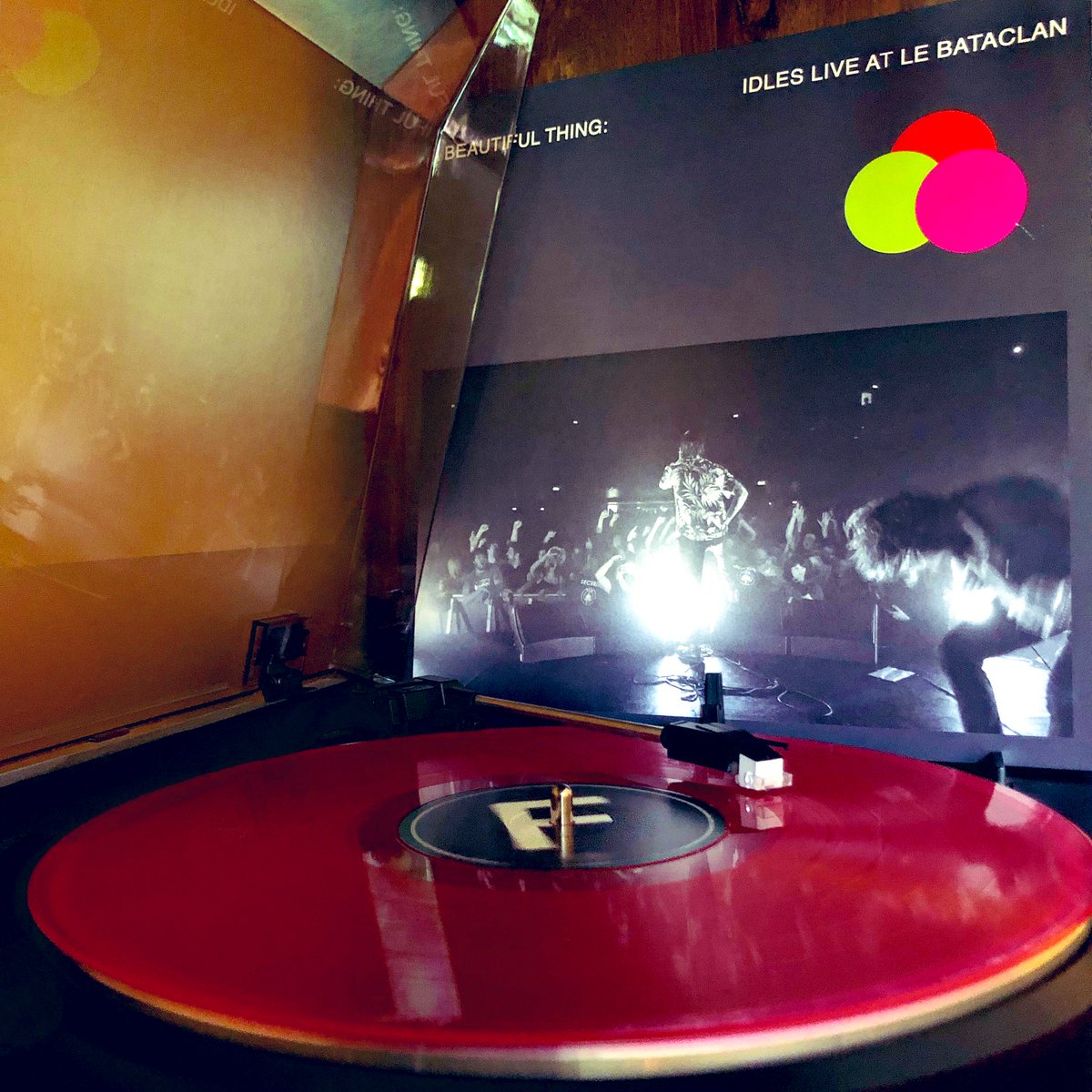 Riotcatss's tweet photo. ..The memories will stay
The brain will start to fade
Boredom creeps in jade
With God on Benzocaine..
#Idles #ABeautifulThing #LiveAtLeBataclan #Vinyl https://t.co/mzm5aBfEJW