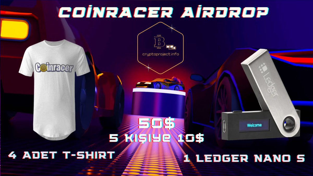 🏅 BÜYÜK ÖDÜLLÜ🏅
🔥 COİNRACER AİRDROP 🔥

💎1 KİŞİYE  LEDGER S💎
💎4 KİŞİYE T-SHİRT💎
💎5 KİŞİYE 10 $ - TOPLAM 50$💎

🗓 SONUÇLAR 22 MAYIS'TA AÇIKLANACAK
💰Dağıtım : 30 MAYIS  ❤️

⬇️Nasıl Katılırım⬇️ 

giv.gg/3p9uS8