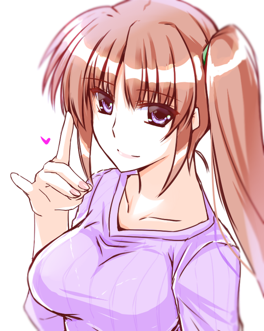 (えっ、なのは?それ、何のサイン?ねえ、何のサインなの????)

なのはさんの謎のハンドサインに戸惑うフェイトさん。 