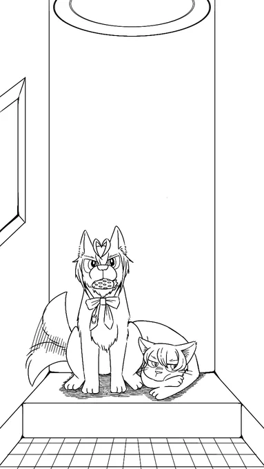 待ち受けにしようかと思ってたけど色塗りを諦めた 