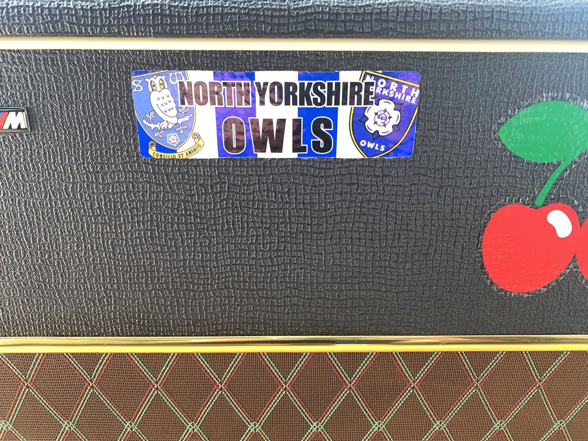 Thanks to <a href="/NorthYorksOwls/">North Yorkshire Owls</a> for my badge and sticker 👊#swfc #Wednesday #Sheffield #northyorks #owls #football #footballleague #fans
