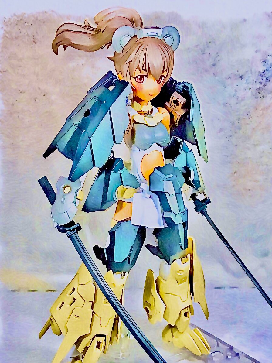 Y Moto リシェッタとルルチェ イラスト化アプリ使用 コントラスト調整して表情を出しやすいように元の写真は光源の位置を色々変えてます 30msの波に乗れ 30ms Graphite T Co Rsrcuxoxjh Twitter