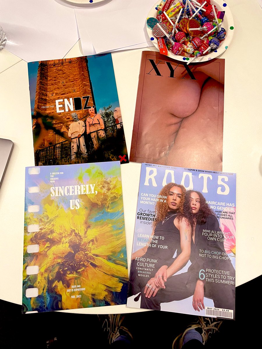 TimPollardCars's tweet photo. The future of magazine journalism is in safe hands, judging by the final-year projects at @RoehamptonUni I helped score this week. Four titles bursting with energy, slick design and plenty of page-turning surprise-and-delight  🙌 https://t.co/pLMSEZpRXa