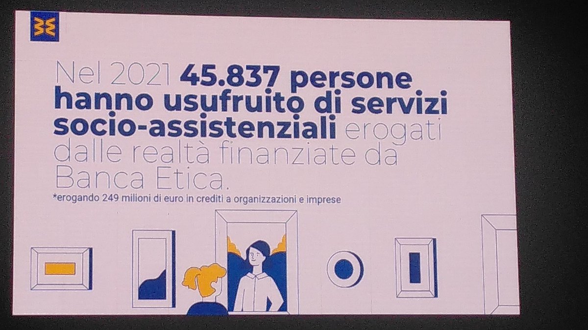 Tu lo sai qual è l'impatto della tua banca (e quindi dei soldi che tu ci metti) sulla realtà che ti circonda?
Noi di @bancaetica si!
