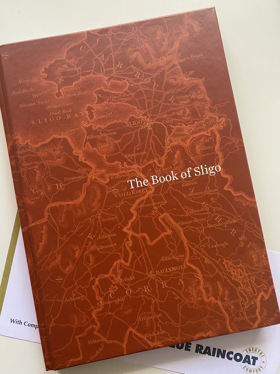 Thank you <a href="/SligoRaincoats/">Blue Raincoat Theatre Company</a> #thebookofsligo arrived today. Very pleased with it ✌️