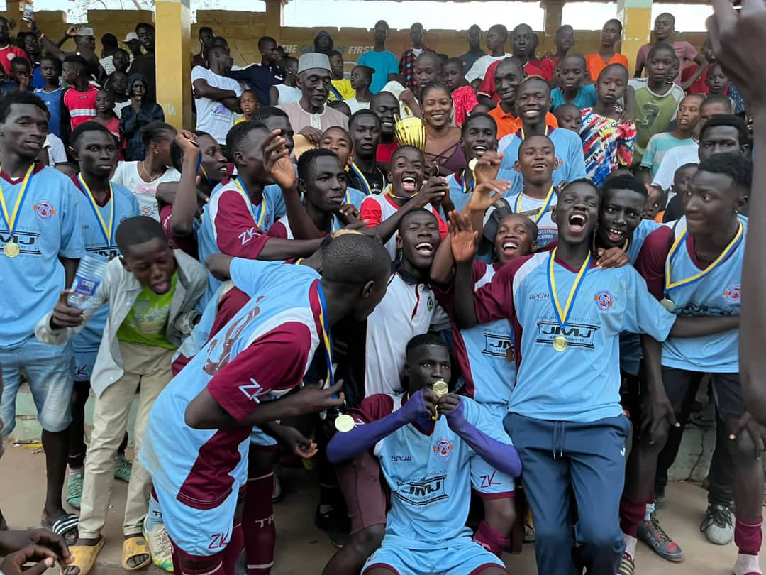 A team in Gambia recently winning their final in <a href="/TuffleyRoversFC/">Tuffley Rovers FC</a> kit 

#KitYouOut